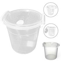 Pote Organizador Wave 2,6L Tampa com Trava Transparente Guardar Alimentos