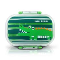 Pote p/ Lanche de 2 Andares Infantil 400ml Jacki Design - Pimpolho Verde Pote p/ Lanche de 2 Andares Infantil 400ml Jacki Design - Pimpolho Verde