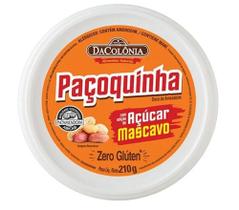 Pote paçoquinha rolha açúcar mascavo 210g