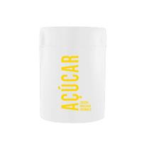 Pote para Açúcar 0,8 L Inox Branco Attuale
