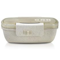 Pote para Alimento Marmita Guarfo Colher Fitness 650ml Bege