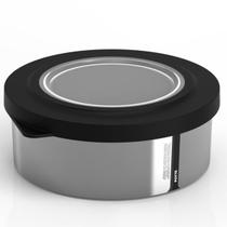 Pote Para Alimentos 370 Ml Metallic Redondo C/Tampa Bpa Free