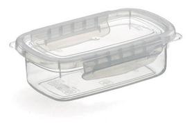 Pote Para Alimentos 500 ML Com Tampa e Travas Transparente 17x11x5Cm 232.012.001 Nitron Pote Para Alimentos 500 ML Com Tampa e Travas Transparente 17x11x5Cm 232.012.001 Nitron