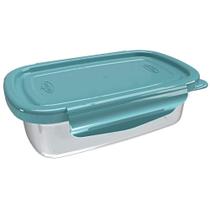 Pote para Alimentos 500 Ml Transparente Verde Nitron