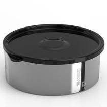 Pote Para Alimentos Bpa Free 370 Ml Metallic Redondo C/Tampa