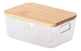 Pote Para Alimentos Idealle C/ Tampa 19x13x8Cm Eco Bambu