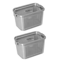 Pote Para Alimentos Quadrado 11x10x8,9 Cm 610 ML 1752 Paramount