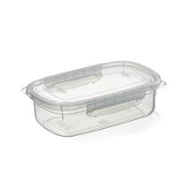 Pote Para Alimentos Raso Grande Travas 1,100ml Transparente Pote Para Alimentos Raso Grande Travas 1,100ml Transparente
