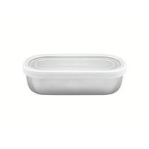 Pote para Alimentos Tramontina Freezinox em Aço Inox com Tampa Plástica 0,4 L 16x8cm 61229080