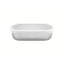 Pote para Alimentos Tramontina Freezinox em Aço Inox com Tampa Plástica 0,4 L 61229080