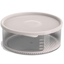 Pote Para Alimentos Transparente Redondo 370 ml Com Tampa