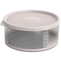 Pote Para Alimentos Transparente Redondo 700 Ml Com Tampa