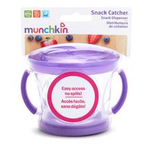 Pote Para Biscoito Bolacha Frutas Snack Infantil Munchkin Roxo