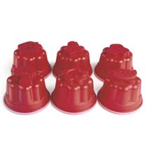 Pote para gelatina divertida com tampa 6 peças Plasutil ref.2452 Pote para gelatina divertida com tampa 6 peças Plasutil ref.2452