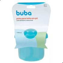 Pote Para Leite em Pó Buba - Azul - Com divisória