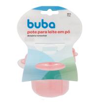 Pote Para Leite Em Pó Com Divisória Rosa 7761 Buba