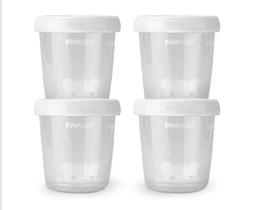 Pote para leite materno pimpolho com 4 unidade Pote para leite materno pimpolho com 4 unidade