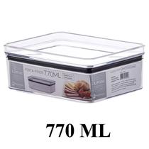 Pote Para Mantimentos Herméticos Retangular Empilhável 770ml Código 1373 - Paramount Pote Para Mantimentos Herméticos Retangular Empilhável 770ml Código 1373 - Paramount