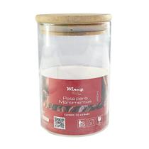 Pote para Mantimentos Multiuso com Tampa de Bambu 450ml Pote para Mantimentos Multiuso com Tampa de Bambu 450ml