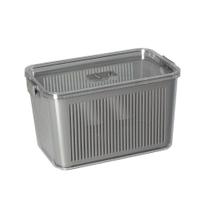 Pote Para Mantimentos Slim Multiuso Com Cesta 4470ml Cinza - Paramount