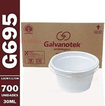 Pote para Molho c/tampa 30ml c/700 Unids. - G695 Galvanotek