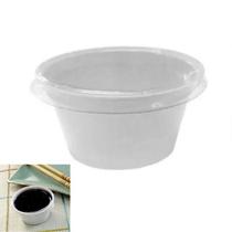Pote Para Molho com Tampa 30ml - Galvanotek G695 - Caixa com 100 Un. Pote Para Molho com Tampa 30ml - Galvanotek G695 - Caixa com 100 Un.