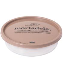 Pote para mortadela 750ml bege Plasutil ref.8341 Pote para mortadela 750ml bege Plasutil ref.8341