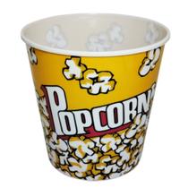 Pote para pipoca de plástico decorado médio - pote de pipocas