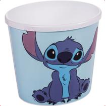 Pote Para Pipoca Do Stitch Disney 2,1 Litros 15CM Multiuso PLASUTIL 015833