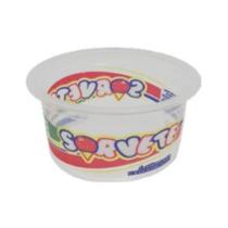 Pote para sorvete redondo 200ml c/ 50 un