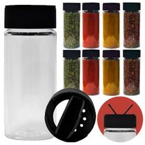 Pote para Tempero 100ml Com Tampa Flip Kit com 10 Unidades Pote para Tempero 100ml Com Tampa Flip Kit com 10 Unidades