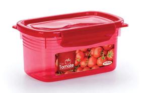 Pote para Tomate Retangular com Tampa Trava 850ml