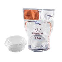 Pote Plástico 170Ml Transparente Redondo Galvanotek G640 10U