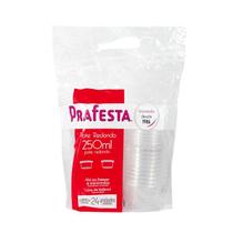 Pote Plástico 250ml com Tampa - 24 Unidades - Armazenamento Seguro de Alimentos 000666