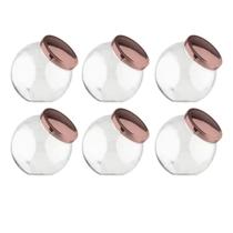 Pote Plástico Bandeirante Tampa Rose Baleiro 2,4 Lts 6unid