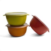 Pote Plástico BOWL Marmita 1 Litro Tampa Cristal