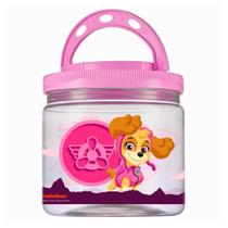 Pote Plástico Com Alça 1L Porta Bolachas Biscoitos Patrulha Canina