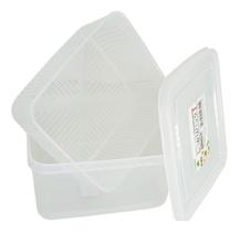 Pote Plástico Com Escorredor P/ Queijo/tofu K-230 1,1l