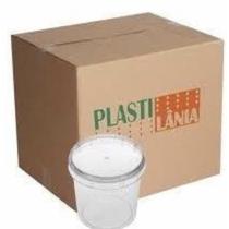 Pote Plástico Com Lacre Redondo com tampa 220ml Bolo No Pote -200 unidades - Plasilânia Pote Plástico Com Lacre Redondo com tampa 220ml Bolo No Pote -200 unidades - Plasilânia