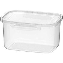 Pote Plástico Com Travas 26x18x14cm 4,3l Pote Plástico Com Travas 26x18x14cm 4,3l