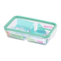 Pote Plástico com Travas Hermético com Divisória Verde Menta 730ml Freshy Sanremo Pote Plástico com Travas Hermético com Divisória Verde Menta 730ml Freshy Sanremo