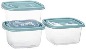 Pote Plastico Conj. 3 Potes Facil 800Ml (S)