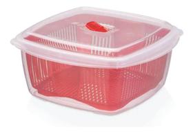Pote Plastico Cook Freezer Com Cesto 3 L Nitron Pote Plastico Cook Freezer Com Cesto 3 L Nitron