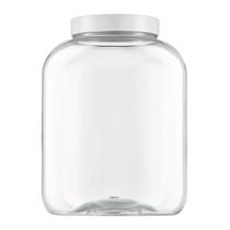 Pote Plástico Grande 7 Litros Organizador Mantimentos Grãos Branco Pote Plástico Grande 7 Litros Organizador Mantimentos Grãos Branco