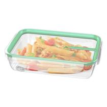 Pote Plástico Hermético 820ml Linha Freshy Verde Sanremo Potinho De Plástico Para Marmita Fitness Com Vedação Hermética Vasilha 820ml Sanremo