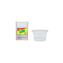 Pote Plástico Kit Sobre Tampa 350ml 25und - Rioplastic