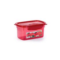 Pote Plástico Microondas Freezer Trava Lateral Tomate 850ml - Nitron