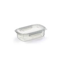 Pote Plástico Microondas Freezer Travas Raso Grande 1,1L