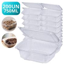 Pote Plástico Multiuso Bp92 Doce Retangular 750Ml Caixa Com 200 Unidades