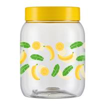 Pote Plástico Organizador Multiuso Cozinha 1,7LT Decorado -